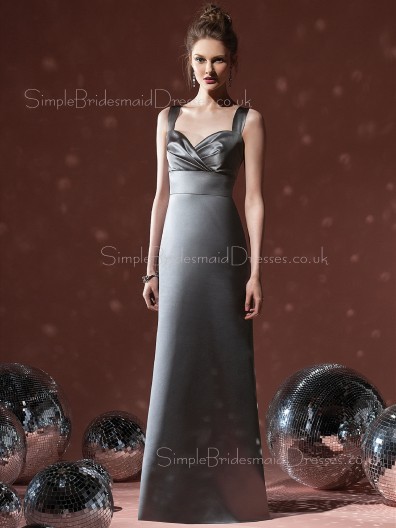 A-line Sweetheart Floor-length Ruffles Sleeveless Bridesmaid Dress