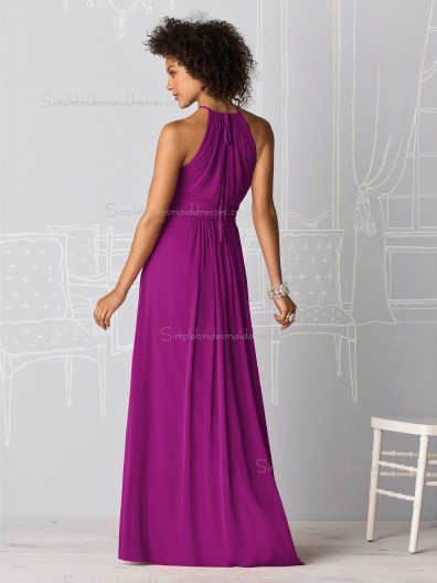 Luxury Stylish Persian Plum Floor Length Bridesmaid dresses