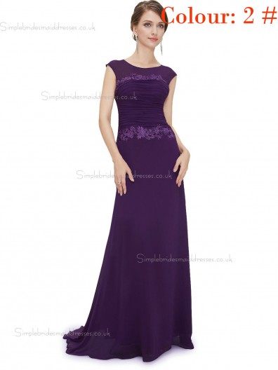 Regency Online Amazing Round Neck Long Elegant Sexy Bridesmaid  Dress