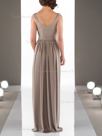 Beautiful Amazing Long V-neck  A-line Bridesmaid Dress