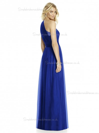 Beautiful Discount Soft Tulle Royal Blue Bridesmaid Dress 