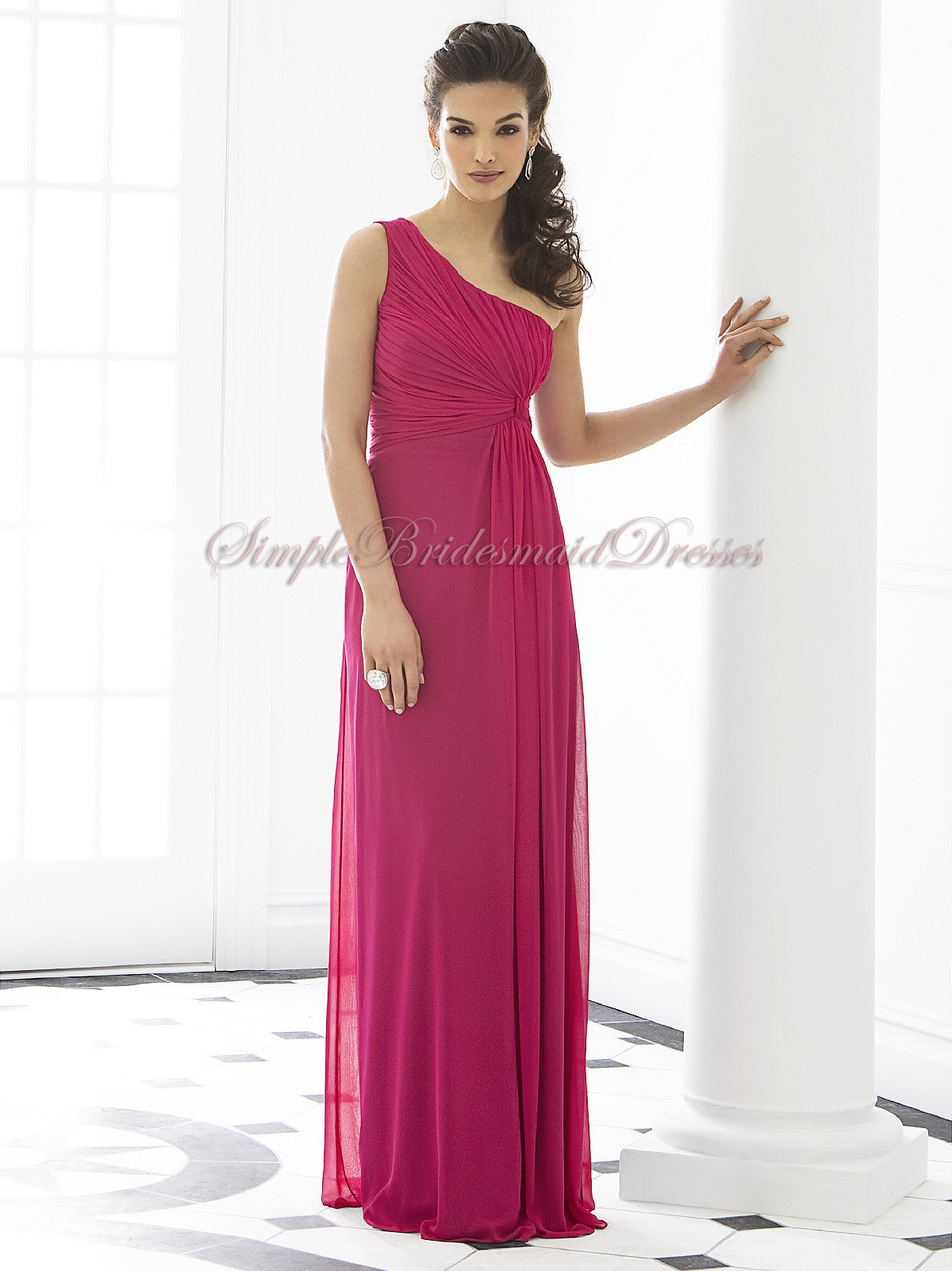 fuchsia pink bridesmaid dresses uk