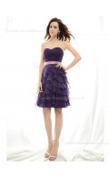 Zipper Regency Sleeveless Chiffon Knee-length Empire Tiered/Ruched/Sash Sweetheart A-line Bridesmaid Dress