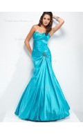 Pool Sweetheart Empire Floor-length Mermaid Taffeta Bridesmaid Dress