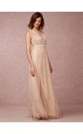 Online Sale A-line Hand Made Flower Bridesmaid Dresses