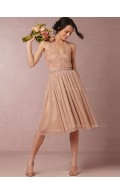 2016 Riveting A-line Tulle Pink Sleeveless Bridesmaid Dresses