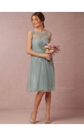 Radiant and Amazing Sweetheart Applique Knee-length Bridesmaid Dresses