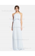 Online Chiffon Sweep White Bridesmaid Dresses