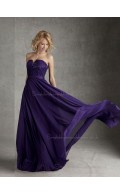 Online Romantica Regency Draped Floor-length Chiffon Bridesmaid Dresses