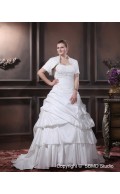 Lace Up Sleeveless Satin / Organza Court Beading / Cascading-Ruffles / Ruffles Size Natural One Shoulder Ivory A-line / Plus Wedding Dress