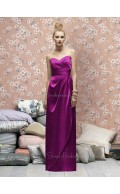 Draped/Ruffles Sweetheart Sleeveless A-line Floor-length Bridesmaid Dress