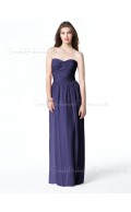 Sleeveless Chiffon A-line Draped/Ruffles Empire Bridesmaid Dress