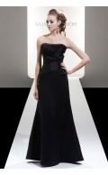 Zipper Floor-length Sleeveless A-line Natural Bridesmaid Dress