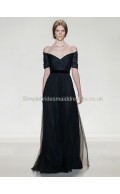 Best sale beautiful dark navy bridesmaid dress UK
