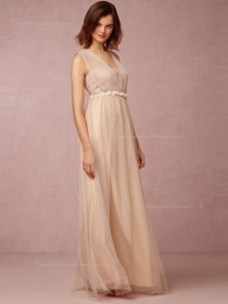 Online Sale A-line Hand Made Flower Bridesmaid Dresses