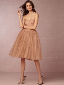 Lovely A-line Sweetheart Pearl Pink Natural Bridesmaid Dresses