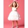 Hand Ivory Made Gown Ball Neck U Flower / Sash Satin Flower Girl Dress