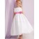 Straps Length Made Flower Ankle Ivory Sleeveless Organza Hand Flower Girl Dress