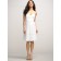 Zipper Sash/Applique Short-length Sleeveless White A-line Natural Lace Sweetheart Bridesmaid Dress