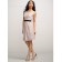 Knee-length A-line Bateau Backless Pink Natural Sleeveless Sash/Applique Lace Bridesmaid Dress