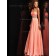 Orange Beading Sleeveless Chiffon One Shoulder A-line Zipper Floor-length Empire Bridesmaid Dress