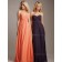 Chiffon Ruffles Sleeveless Empire A-line Sweetheart Floor-length Zipper Bridesmaid Dress