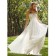 Sweetheart Ivory Beading / Ruffles A-line Sweep Sleeveless Chiffon Wedding Dress