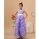 Ankle Length Sleeveless Column/Sheath Spaghetti Straps Satin/Organza Lilac Zipper Ruffles Flower Girl Dress