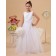 White A line Zipper Scoop Floor length Sleeveless Beading/Applique Satin/Tulle Flower Girl Dress