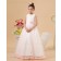 Applique Zipper White Organza Sleeveless Ball Gown Scoop Floor length Sash Flower Girl Dress