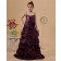 Floor length Hand Made Flower Grape Sleeveless Spaghetti Straps A line Zipper Taffeta Flower Girl Dress