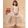 A line Spaghetti Straps Sleeveless Champagne Zipper Bow/Ruffles Tulle Ankle Length Flower Girl Dress