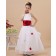 Ivory Floor length Ball Gown Satin/Organza Bow/Hand Made Flower/Sash/Ruffles Sleeveless Zipper Spaghetti Straps Flower Girl Dress