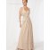 Champagne Floor-length Chiffon Empire Zipper Sweetheart Applique Sleeveless A-line Mother of the Bride Dress