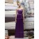 Column-Sheath Ruched Natural Floor-length Sleeveless Backless Sweetheart Grape Satin Bridesmaid Dress