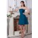 Hunter Sleeveless Strapless Elastic-Woven-Satin Natural Zipper Knee-length Ruched A-line Bridesmaid Dress