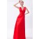 Empire Floor-length Natural V-neck Ruched Sleeveless Satin Red Zipper Bridesmaid Dress