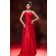 Taffeta Sweetheart Floor-length Empire Sleeveless Red Zipper Empire Ruched Bridesmaid Dress