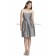 quarry Taffeta Sash Sleeveless Sweetheart Natural Zipper Silver A-line Short-length Bridesmaid Dress