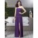 Sleeveless Strapless majestic Ruched/Draped Zipper A-line Chiffon Floor-length Natural Purple Bridesmaid Dress
