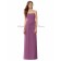 Floor-length Lilac Sash/Draped Radiant Zipper Sleeveless Natural Column/Sheath Chiffon Strapless Orchid Bridesmaid Dress