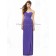 regalia Draped/Split Zipper Sleeveless Floor-length Empire A-line Chiffon Strapless/Sweetheart Regency Bridesmaid Dress