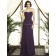 Strapless/Sweetheart Sash Sleeveless Natural Chiffon A-line Floor-length eggplant Grape Backless Bridesmaid Dress