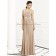 Zipper Strapless Empire Sleeveless Floor-length A-line Draped/Sash topaz Chiffon Champagne Bridesmaid Dress