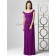 Ruched Natural Zipper Chiffon A-line persian-plum Purple Sleeveless Floor-length Bateau Bridesmaid Dress