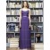 Regalia / Purple Chiffon A-line Natural Bateau / Spaghetti Floor-length Sleeveless Draped / Sash Straps Bridesmaid Dress