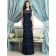 Midnight / Dark Navy Natural Lace Lace Bateau Mermaid Floor-length Sleeveless Bridesmaid Dress