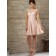 Pink A-line Sweetheart Short-length Lace Natural Bridesmaid Dress