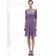 Lilac Chiffon A-line Natural Bateau Knee-length Bridesmaid Dress
