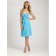 Pool Column / Sheath Sweetheart Knee-length Empire Chiffon Bridesmaid Dress